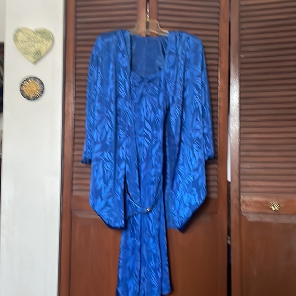 Beautiful dress with cape to match. - Picture 2 of 6